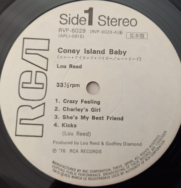 Lou Reed - Coney Island Baby | Releases | Discogs