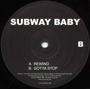 Subway Baby - Rewind / Gotta Stop album cover