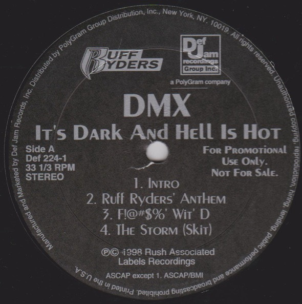 DMX – It's Dark And Hell Is Hot (2005, Vinyl) - Discogs