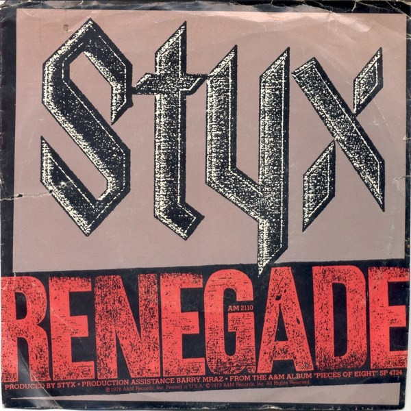 Styx – Renegade (1979, RCA Indianapolis Pressing, Vinyl) - Discogs