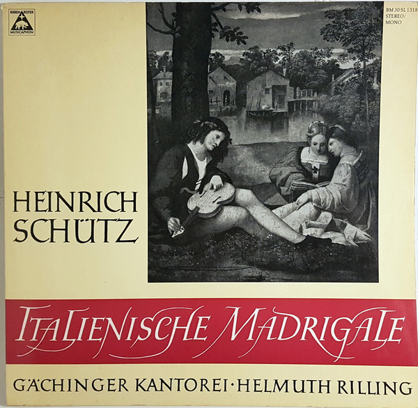 Heinrich Schütz – Italienische Madrigale (Vinyl) - Discogs