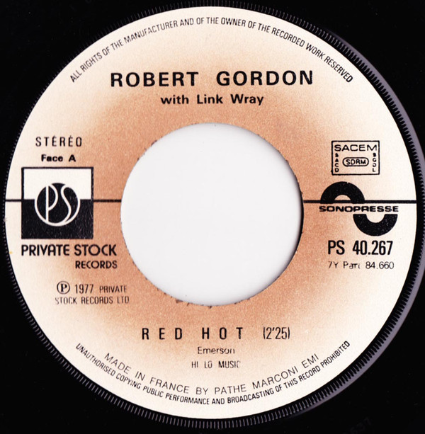 baixar álbum Robert Gordon With Link Wray - Red Hot