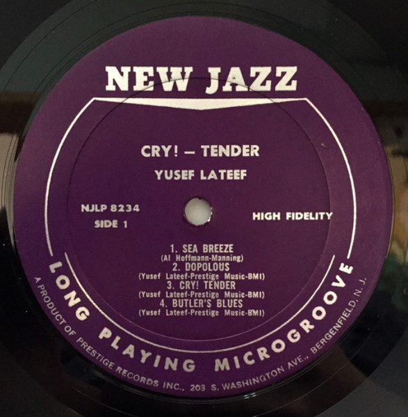 Yusef Lateef – Cry! Tender (Vinyl) - Discogs