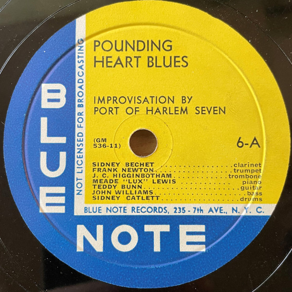 Port Of Harlem Seven / Sidney Bechet Quintet – Pounding Heart 