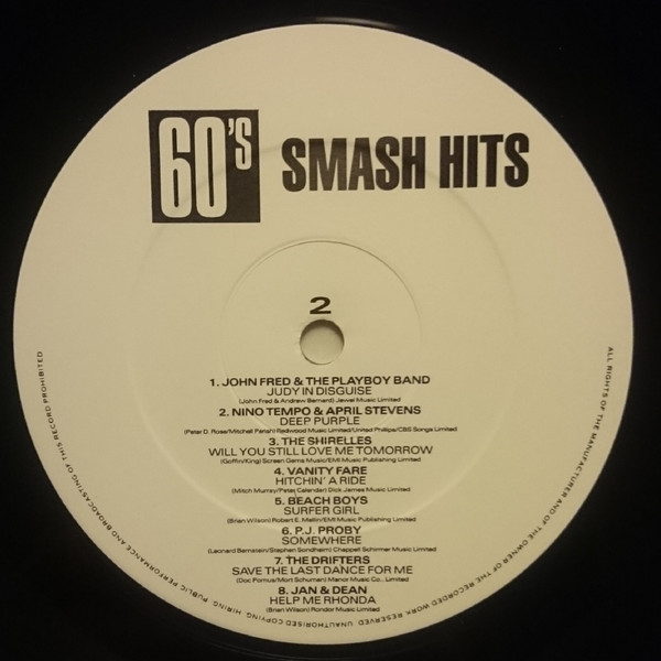 lataa albumi Various - 60s Smash Hits