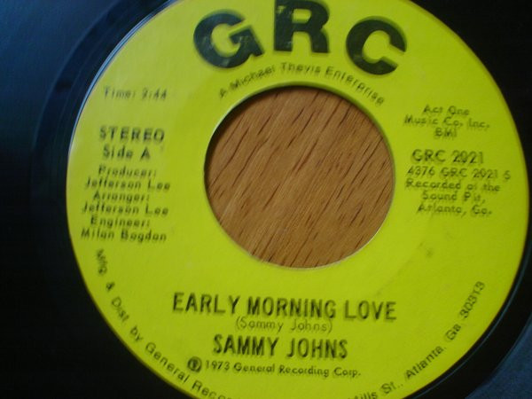 Album herunterladen Sammy Johns - Early Morning Love Holy Mother Aging Father