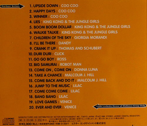 Album herunterladen Various - Eurobeat 80s Collection Flea Edition