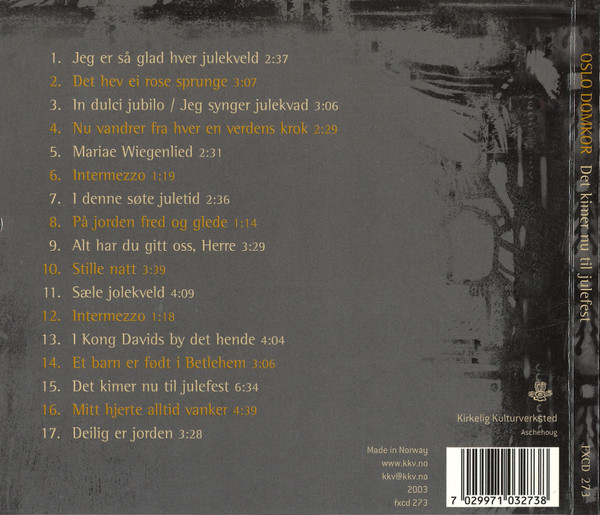 lataa albumi Oslo Domkor - Det Kimer Nu Til Julefest Salmer Til Jul