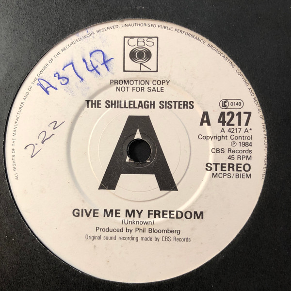 The Shillelagh Sisters – Give Me My Freedom (1984, Vinyl) - Discogs