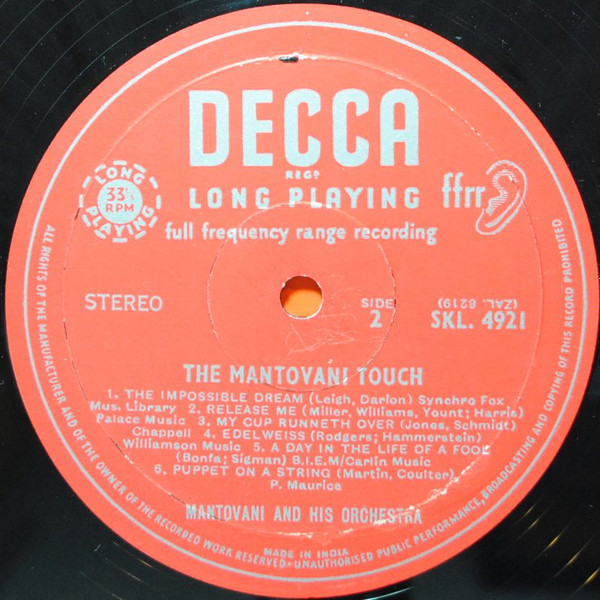 lataa albumi Mantovani And His Orchestra - The Mantovani Touch