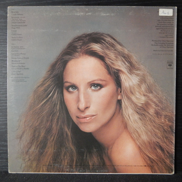 Barbra Streisand - Classical ... Barbra | Columbia Masterworks (M 33452) - 2