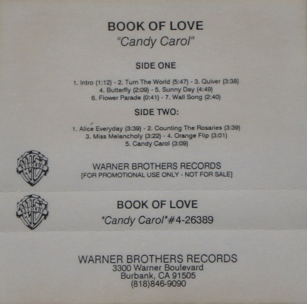 Book Of Love - Candy Carol | Releases | Discogs