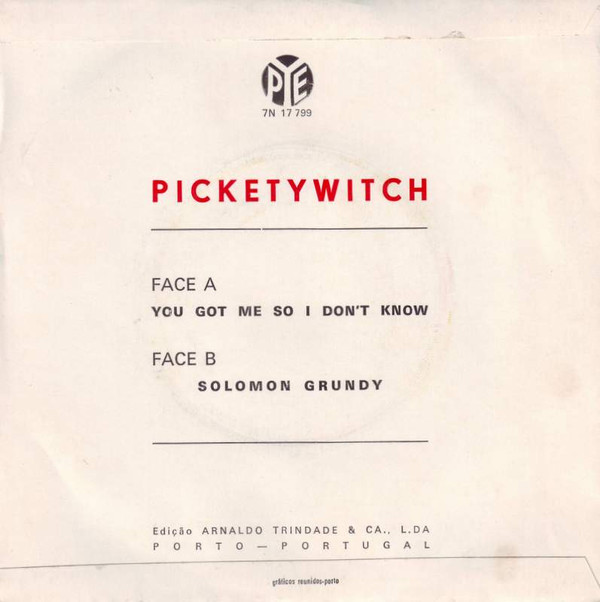 baixar álbum Picketywitch - You Got Me So I Dont Know