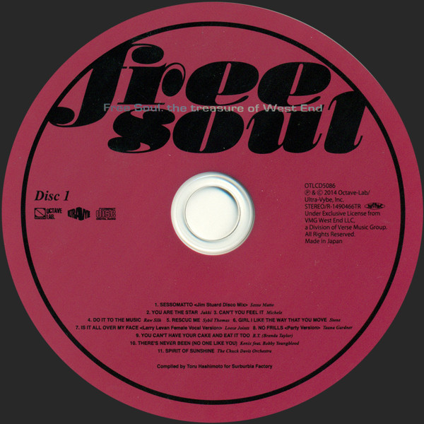 Free Soul. The Treasure Of West End (2014, CD) - Discogs