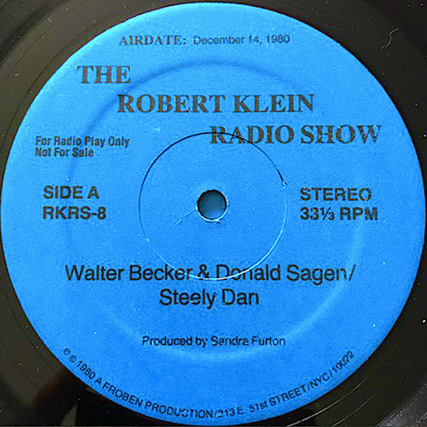 last ned album Robert Klein Featuring Walter Becker & Donald Fagen - The Robert Klein Radio Show December 141980