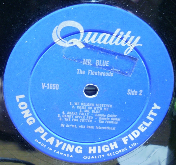 last ned album The Fleetwoods - Mr Blue