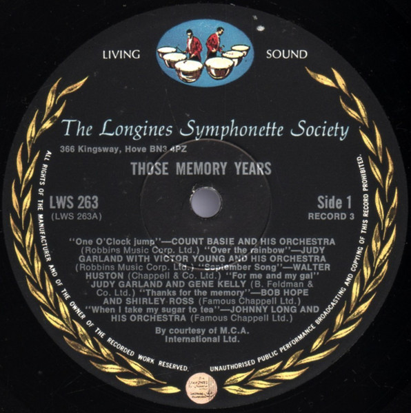 The longines symphonette the memory online years