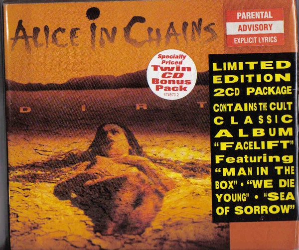 Alice In Chains – Dirt / Facelift (1993, CD) - Discogs
