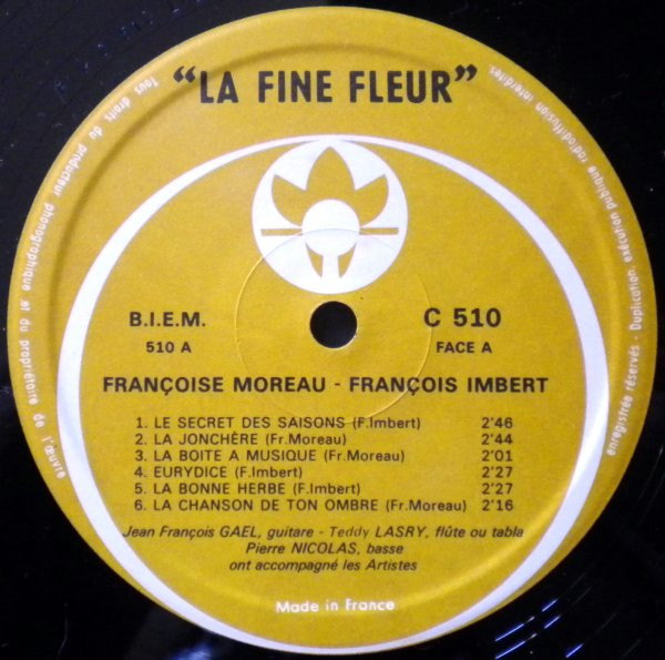 lataa albumi Françoise Moreau, François Imbert - Le Secret Des Saisons