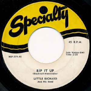 Little Richard And His Band - Rip It Up / Ready Teddy album cover