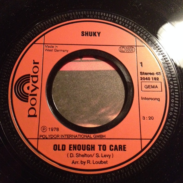 lataa albumi Shuky - Old Enough To Care