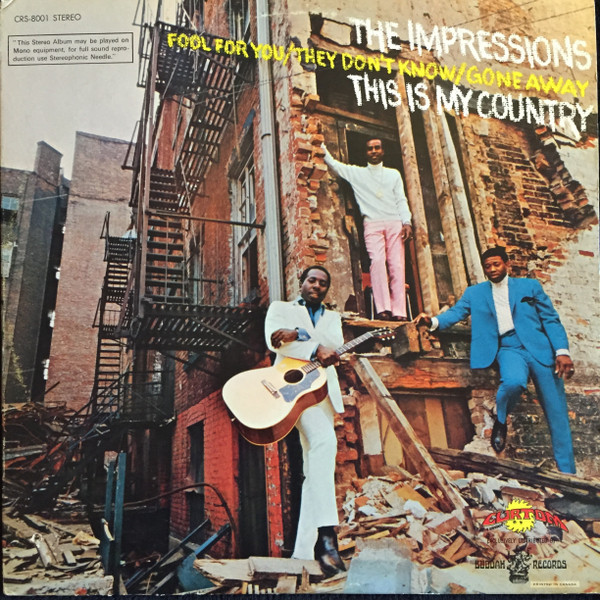 The Impressions – This Is My Country (1968, Santa Maria Press