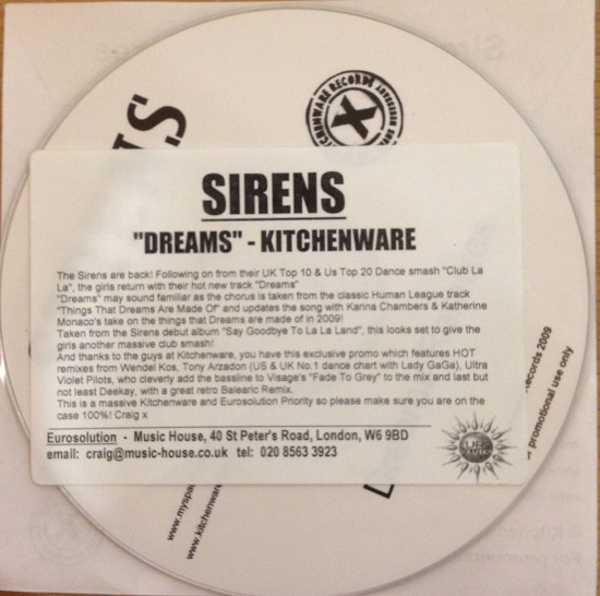 lataa albumi Sirens - Dreams Remixes
