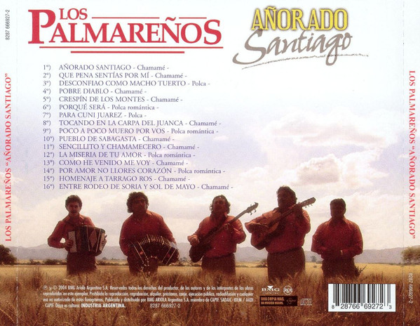 last ned album Los Palmareños - Añorado Santiago