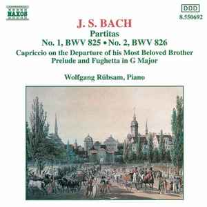 Johann Sebastian Bach - Partitas Nos. 1 And 2 album cover