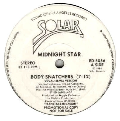 Midnight Star – Body Snatchers (1984, Vinyl) - Discogs