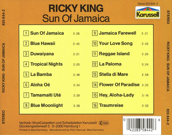 ladda ner album Ricky King - Sun Of Jamaica