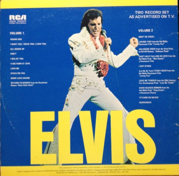 ladda ner album Elvis - TeeVee Records Inc Presents Elvis A Collectors Edition