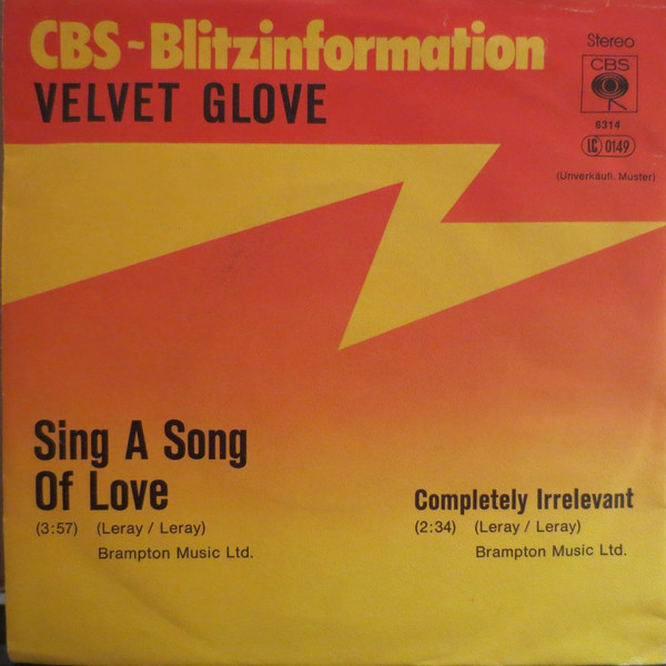 Album herunterladen Velvet Glove - Sing A Song Completely Irrelevant