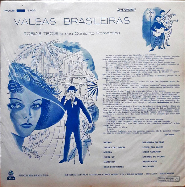 last ned album Tobias Troisi, Seu Violino E Seu Conjunto - Valsas Brasileiras