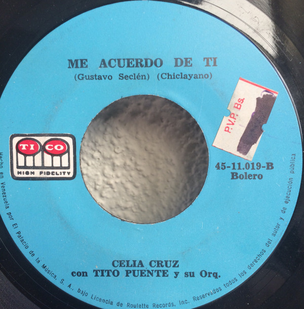 baixar álbum Celia Cruz con Tito Puente And His Orchestra - La Plena Bomba Me Llama Me Acuerdo De Ti