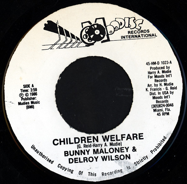 télécharger l'album Bunny Maloney & Delroy Wilson - Children Welfare