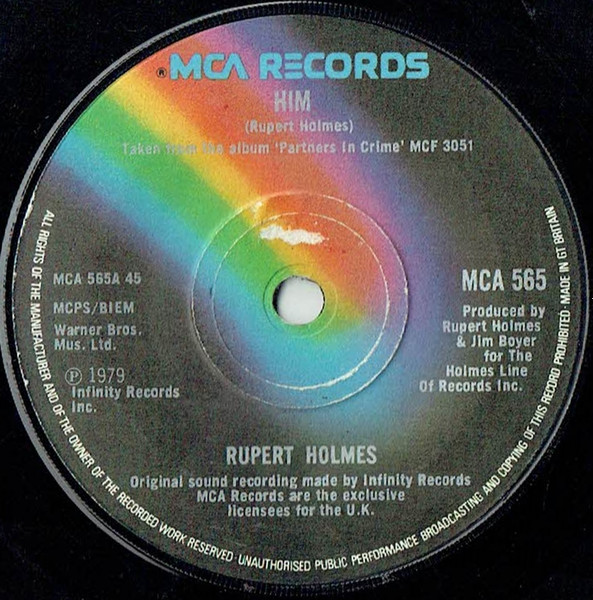 Rupert Holmes - Pursuit of Happiness LP Vinyl Record MCA-3241