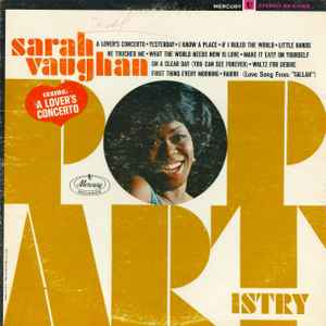 Sarah Vaughan - Pop Artistry album cover