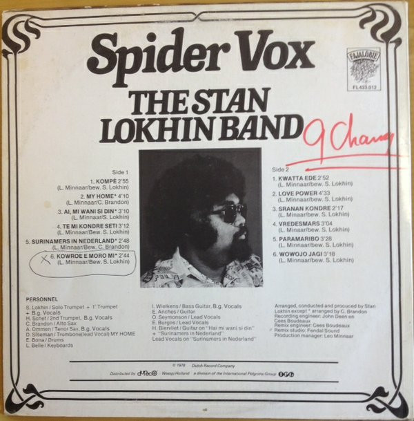 Album herunterladen Download The Stan Lokhin Band - Spider Vox album