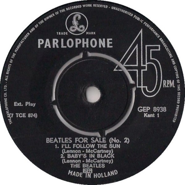 Album herunterladen The Beatles - Beatles For Sale No 2