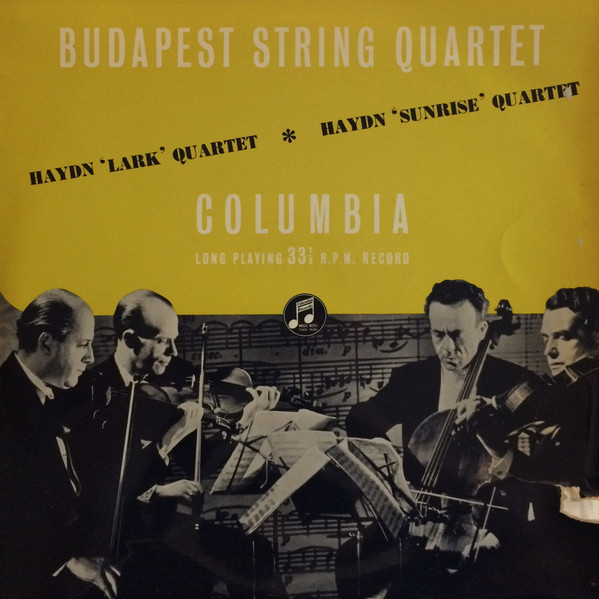 Haydn / Budapest String Quartet – Quartet In D Major, Op. 64, No