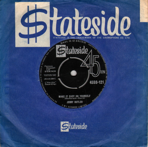 Jerry Butler Make It Easy On Yourself (1962, Vinyl) Discogs