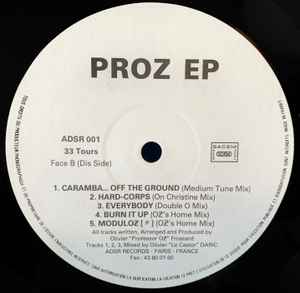 Pochette de l'album Professor Oz - Proz EP