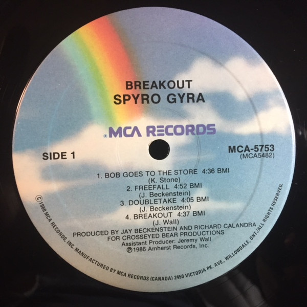 Spyro Gyra - Breakout | MCA Records (MCA-5753) - 3