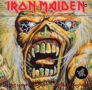 Iron Maiden - Bring Your Daughter... To The Slaughter album cover