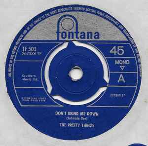 The Pretty Things - Don't Bring Me Down album cover