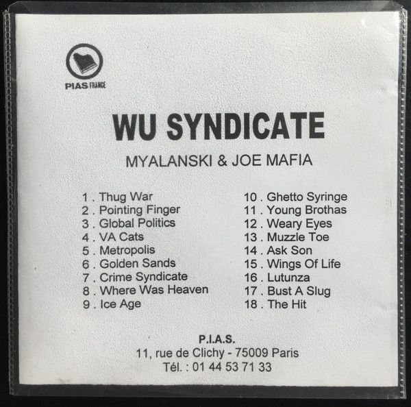 Myalansky & Joe Mafia In Wu-Syndicate – Wu-Syndicate (1999, Vinyl 