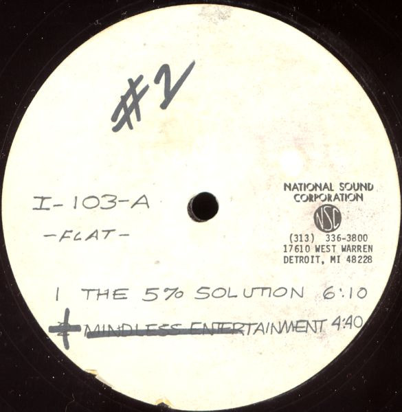 Shake – 5% Solution (1993, Vinyl) - Discogs