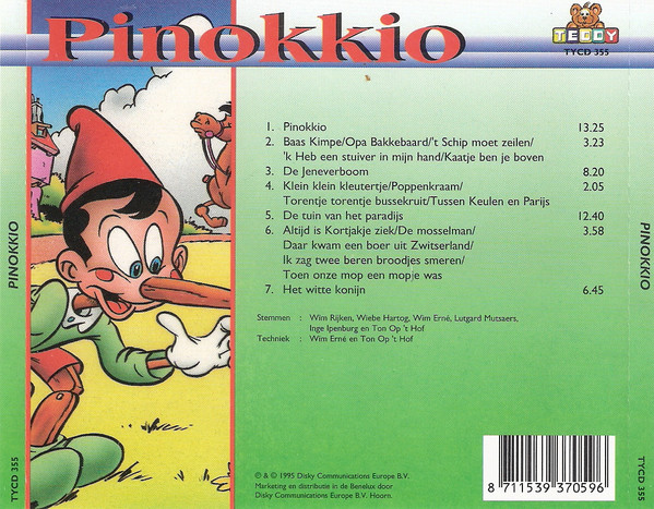 baixar álbum Unknown Artist - Pinokkio Sprookjes Liedjes