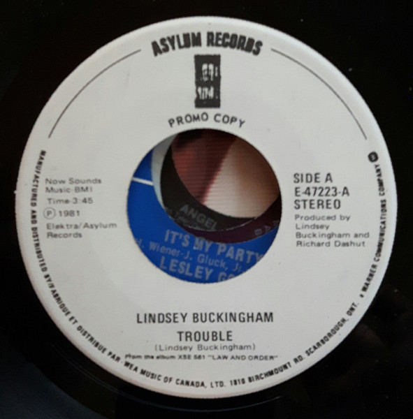 A música Trouble foi lançada em 1981 pela banda Lindsey Buckingham. MU